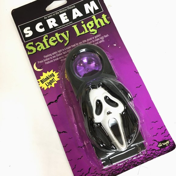 Safety Light Scream Ghost Face  Fun World Easter Unlimited VTG NWT NOS - Picture 2 of 11